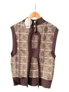 【新品タグ付】SENSE OF PLACE バックオープンジャガードベスト