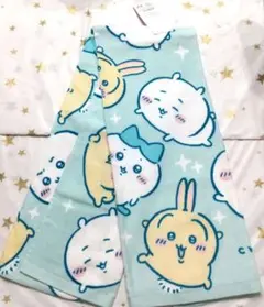新品　ちいかわ　バスタオル　ハチワレ　うさぎ　水色