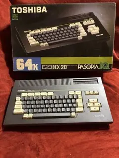 【中古】TOSHIBA MSX 本体　箱説明書　データレコーダー　ゴルフセットのサムネイル