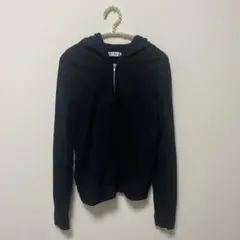 ofuon MICHEL KLEIN PARIS ジップアップパーカー 黒のサムネイル