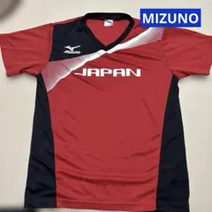 Mizuno JAPAN バレーボールシャツ 赤黒