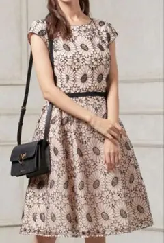 極美品✨️TOCCA トッカ ANEMONE PORTO ドレス ピンク×黒 S