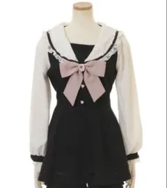 LIZLISA リズリサ セーラーカラー セットアップ ブラック