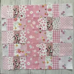 ハギレ5センチ角50枚set 花柄.いちご柄.ちょうちょ柄.パンダ柄.さくらんぼ