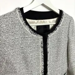 UNTITLED 上品ツイードジャケット 9号 ビジネスからカジュアルまで