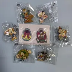 れ 7個 ピンバッジセット ドナルドダック クリップ
