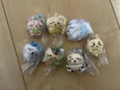 ちいかわマスコットつきビスケット キーホルダー 7点セット