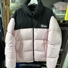 FIRST DOWN ダウンジャケット ピンク/ブラック