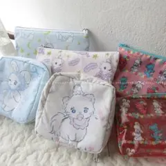 【未使用保管品】NAPPY/スクエアポーチ/舟型ポーチ/swimmer/セット