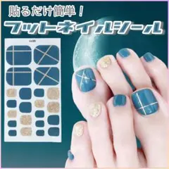 QD011 ネイルシール フット フットネイル セルフネイル 足 貼るだけ 足2のサムネイル