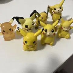 モンコレ初期　ピチュー　ピカチュウ ライチュウ　フィギュアセット 7体
