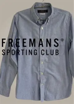 FREEMANS SPORTING CLUB ボタンダウンシャツ　ブルーのサムネイル