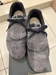 New Balance 996 グレー スエードフリンジ付き