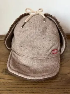 CHUMS チャムスボアキャップ耳あて付き ベージュ