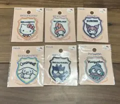 サンリオ　ワッペン　6点セット セリア　キティ　マイメロ　クロミ　シール