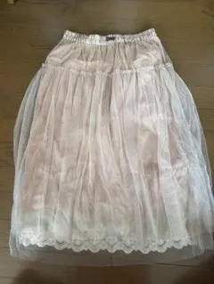 w closet チュールスカート ベージュのサムネイル
