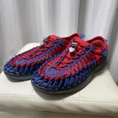 KEEN キーン ユニーク ブルー×レッド27㎝
