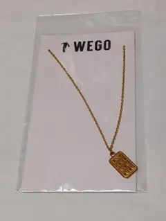 カリスマ　WEGO コラボ　ネックレス　金