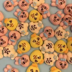 おぱんちゅうさぎ　んぽちゃむ　ネイルパーツ　ネイパ　約40個入りのサムネイル