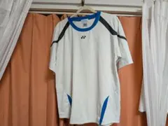 YONEX ラグランスリーブ Tシャツ ホワイト/ブルー