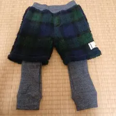 HUSHUSH チェック柄 ロングパンツ 90cm