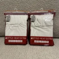 GU　スタイルヒート　タートルネックT　白　XL　単品