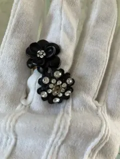 ✨極美品✨ CHANEL ココマーク リボン チャーム ラインストーン 