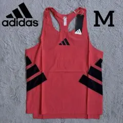新品 アディダス アディゼロ Road to Records シングレット M