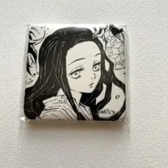 鬼滅の刃 ダイニング 台本表紙 スクエア缶バッジ 禰豆子 お楽しみくじ　ねずこ
