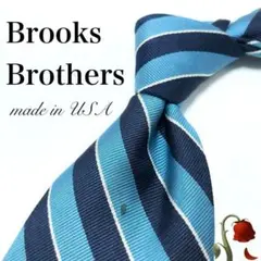 【大特価】BROOKS BROTHERS ブルー ストライプ ネイビー 紺