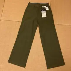 【新品未使用】EDWIN JERSEYS ワイドトラウザーズ XS オリーブ
