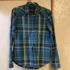 アメリカンイーグル　BOY Friend fit チェックシャツ　XXS