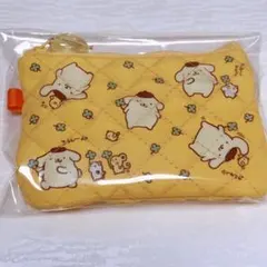サンリオ シークレットミニフラットポーチ みんなのキルトシリーズ　ポムポムプリン
