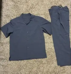 gu オープンカラーシャツ　ワイドテーパードイージーパンツ　セット商品　Mサイズ