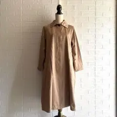 グリーンレーベルリラクシング【M相当】ゆったりめ ウエストマーク／ロングコート