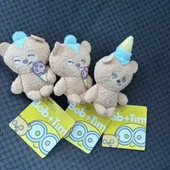 ミニオン　マスコット　ボブ&ティム　アイスクリーム　ティム2種類　3個セット