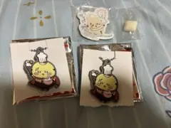 ココス　ちいかわコラボ　ラバーキーホルダー ラッコ2つ、マグネット