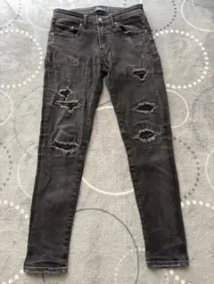 ZARAダメージスキニーデニム