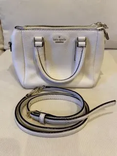 kate spade ホワイト ショルダーバッグ