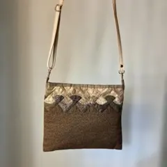 パッチワーク サコッシュ　ハンドメイド