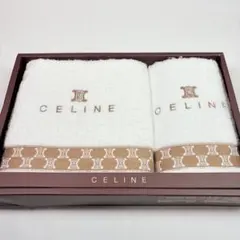 CELINE セリーヌ　マカダム　フェイスタオル　ウォッシュタオル
