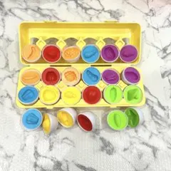 マッチングエッグ モンテッソーリ　たまご おもちゃ 卵　知育のサムネイル