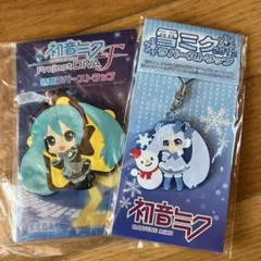 初音ミク　雪ミク　ラバーストラップ