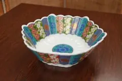 白泉窯　三川内焼　古伊万里　輪花鉢　有田焼　和食器　鉢　ボウル　工芸　皿のサムネイル