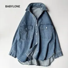 24SS バビロン BABYLONE デニム ビッグシャツ ジャケット FREEのサムネイル