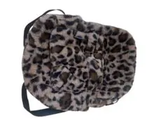 レオパード ファー バックパック