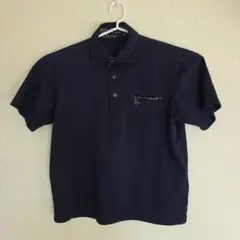 TOROY ネイビー ポロシャツ ポケット付き