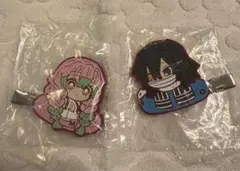 も*か様 鬼滅の刃　キャラばんちょうこうヘアクリップ　伊黒小芭内・甘露寺蜜璃