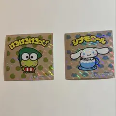 サンリオキャラクターズマンチョコ けろけろけろっぴ、シナモンロール2枚セット