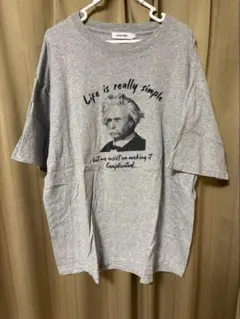 nikoand…プリント Tシャツ グレー